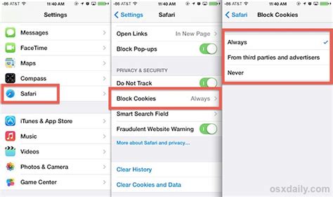 How to Block Cookies in Safari for iPhone or iPad