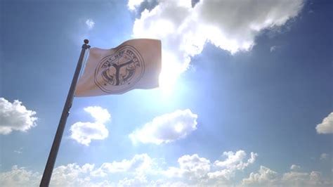 Uttar Pradesh Flag (India) on a Flagpole V4 - 4K, Motion Graphics ...