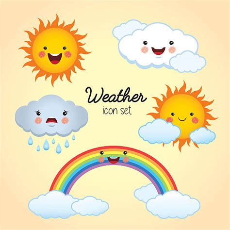 Partly Cloudy Cartoon Illustrations, Royalty-Free Vector Graphics ...