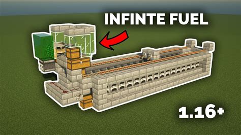 Minecraft How to Make an Auto INFINITE FUEL Super Smelter 1.16+ Tutorial - YouTube