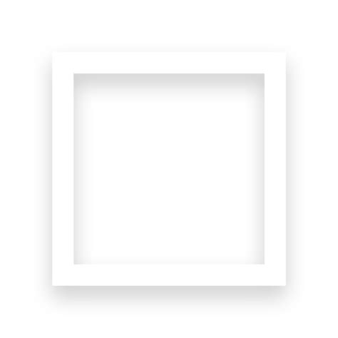 White Square Frame PNGs for Free Download