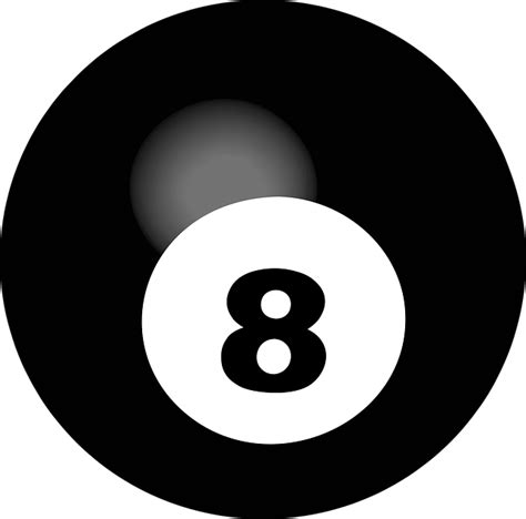 Download Pool Ball, Number 8, Sphere. Royalty-Free Vector Graphic - Pixabay