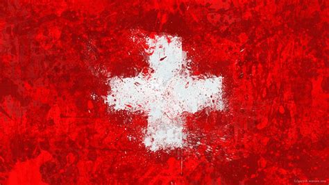 Swiss Flag Wallpaper by GaryckArntzen | Swiss flag, Flag art, Wallpaper