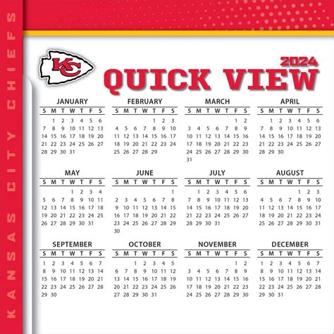 Kansas City Chiefs 2025 Calendar Calculator - Gilli Morissa