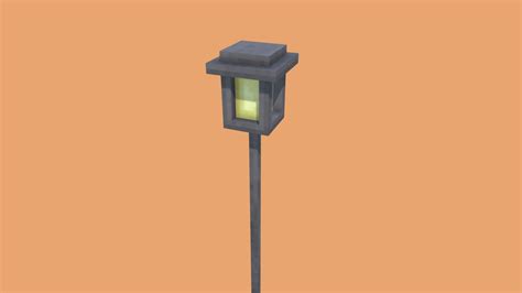 Minecraft Lamp Post - Download Free 3D model by Watoosh [96db441] - Sketchfab