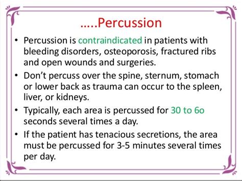 Percussion Chest Physiotherapy - Dear Adam Smith