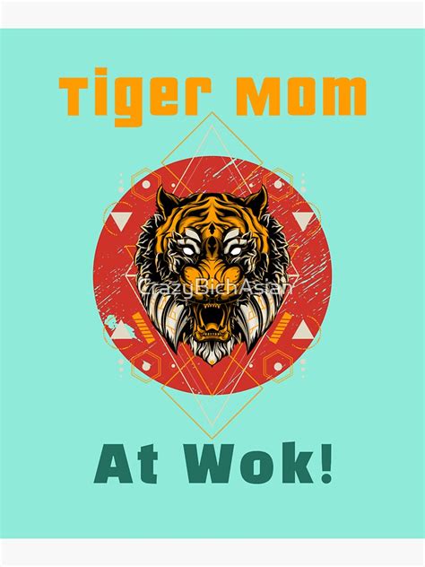 "Tiger Mom at Wok - Funny Asian Heritage Meme" Sticker for Sale by CrazyBichAsian | Redbubble