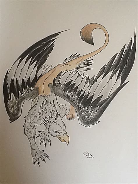 Griffin tattoo commission by simisketches on DeviantArt