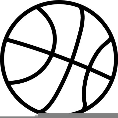 Black White Basketball Clipart | Free Images at Clker.com - vector clip ...