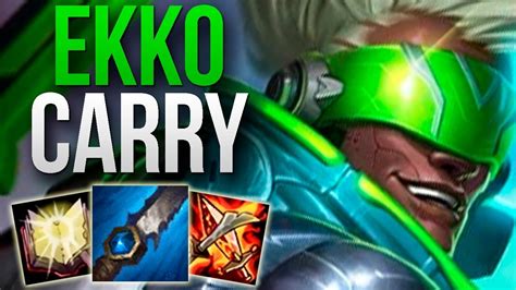 CHALLENGER EKKO INSANE SOLO CARRY! | CHALLENGER EKKO JUNGLE GAMEPLAY | Patch 9.22 S9 - YouTube