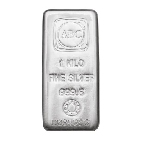 ABC Silver Cast Bar - 1 kg | Silver Bullion