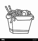 Wok Coloring Pages sketch template