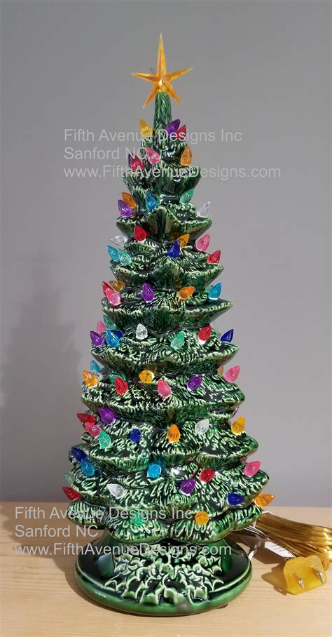 Medium Vintage Ceramic Christmas Trees - Fifth Avenue Designs, Inc