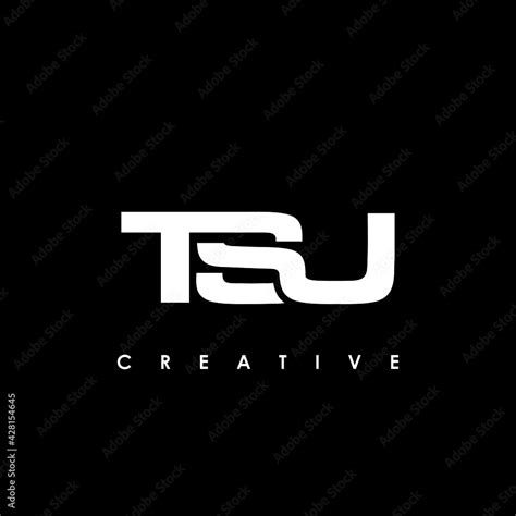 TSU Letter Initial Logo Design Template Vector Illustration Stock ...