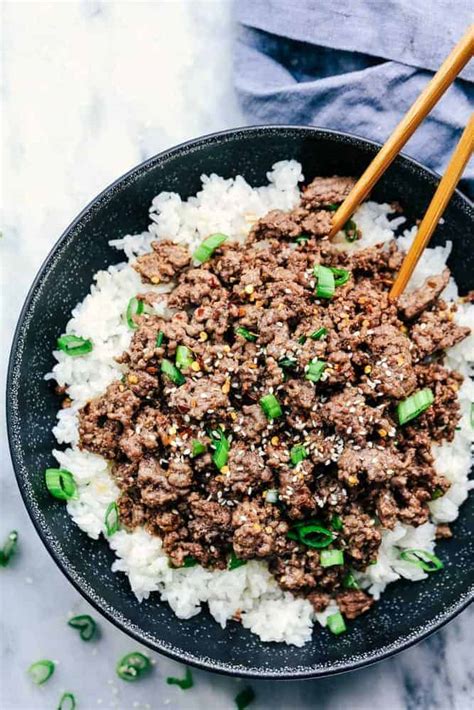 Korean Ground Beef and Rice Bowls | The Recipe Critic