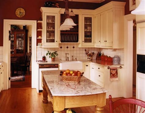 by Mahoney Architects & Interiors | Red kitchen walls, Old farmhouse ...