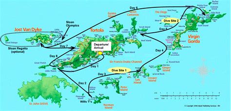 Bvi Sailing Distances at Benjamin Taylor blog