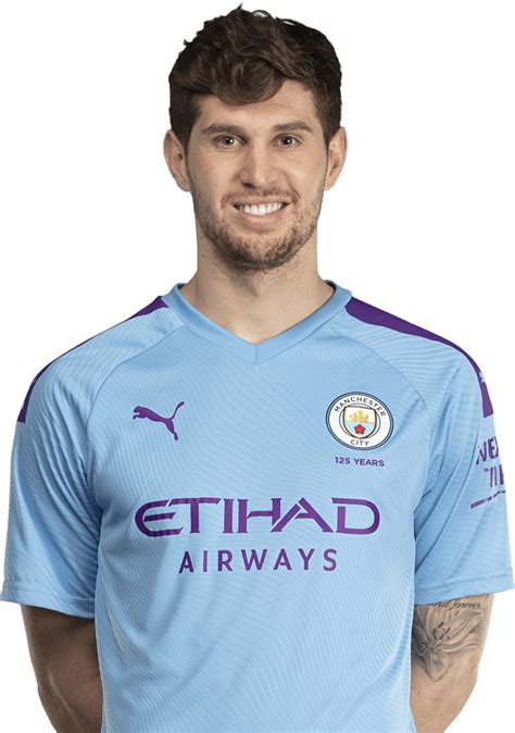 John Stones Manchester City football render - FootyRenders