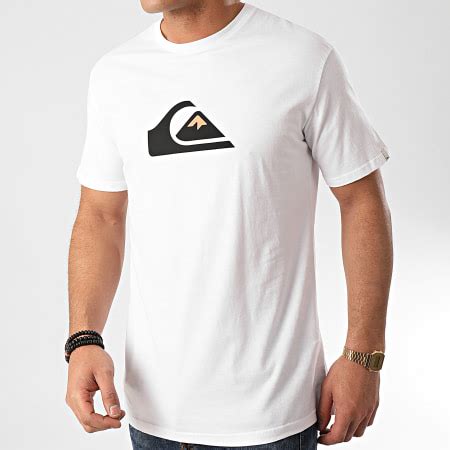 Quiksilver - Tee Shirt EQYZT05750 Blanc - LaBoutiqueOfficielle.com