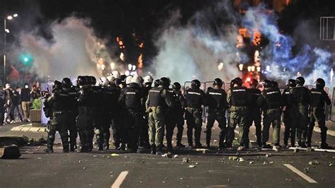 Riot in Serbia as crowd protests COVID-19 restrictions