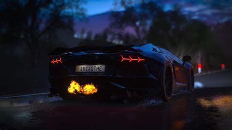 Download 3840x2400 wallpaper forza horizon 3, lamborghini aventador, sports car, video game, 4k ...