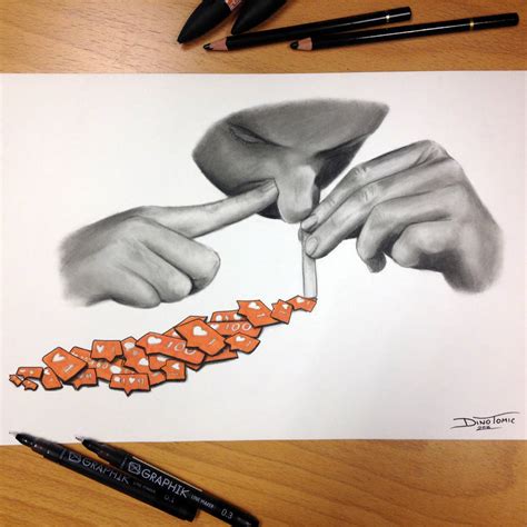 Addiction Pencil Drawing by AtomiccircuS on DeviantArt