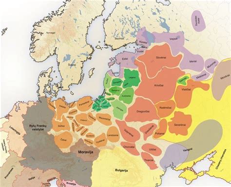 Baltic chiefdoms (green) and their neighbors ~ XII century C.E. | Mapa historico, Cartografía, Mapas