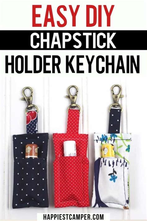 Easy DIY Chapstick Holder Keychain