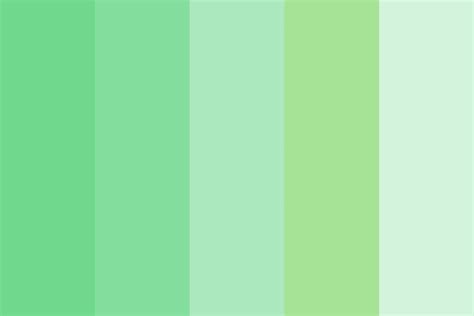 Light Greens Color Palette | Green colour palette, Color palette, Green colors