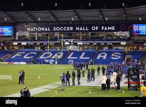 Toyota Stadium during halftime of the 2022 Frisco Bowl college football ...