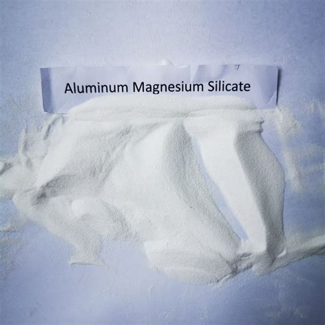 White Magnesium Silicate Adsorbent , Magnesium Aluminum Silicate In ...