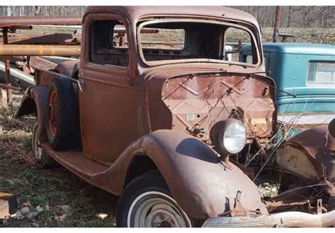 1935 FORD TRUCK, RAT ROD PARTS CUSTOM STREET ROD PATINA VINTAGE PARTS ...