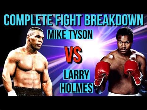 Mike Tyson vs Larry Holmes full fight review #miketyson : r/FightTraining