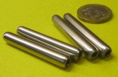 420 Stainless Steel Coiled Spring Pin, 7/32" Dia x 1 1/2" Length, 20 ...