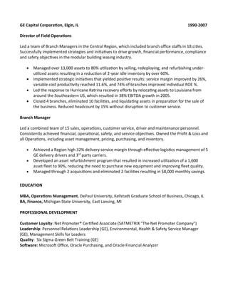 Steve Simpson Resume | PDF