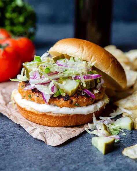 Grilled Ground Chicken Burgers