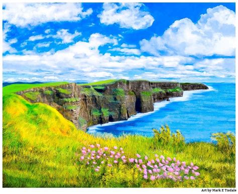 Cliffs of Moher - Magical Irish Landscape Art Print