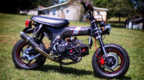 Custom Honda CT70 w/ Carbon Frame + 190 Engine | Cooler than Dax & CT125?