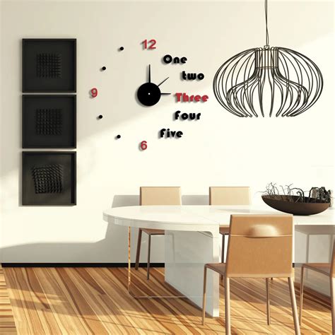 Wholesale Modern Unique Clock Design DIY Wall Clock 2015 New Living Room Decor Modern Wall ...