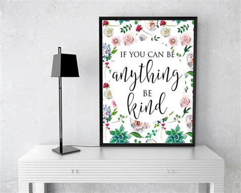 Wall Art Be Kind Digital Print Be Kind Poster Art Be Kind Wall Art Pri – Studio 118