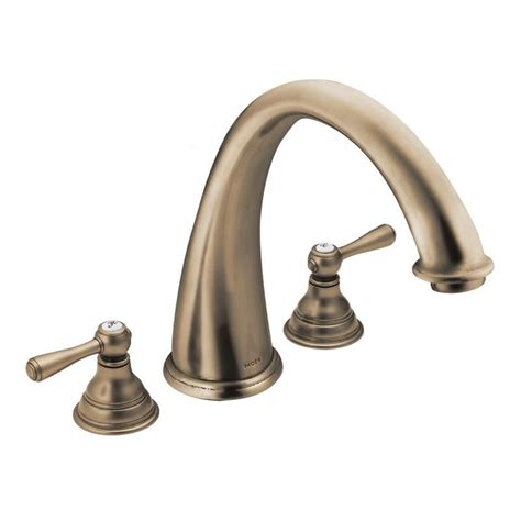 Moen Antique Bronze Double-handle High Arc Roman Tub Faucet - Free Shipping Today - Overstock ...