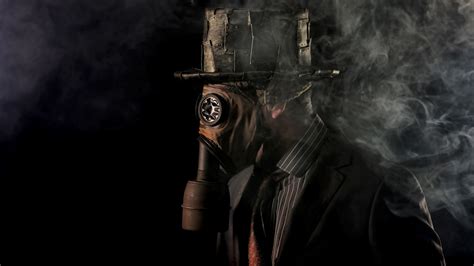 1080x1812 resolution | men's black notched lapel blazer, smoke, men, gas masks, suits HD ...