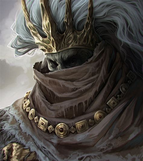 🌈мay on Twitter: "Nameless King (small quick portrait, i want to draw more soulsborne fanart ...