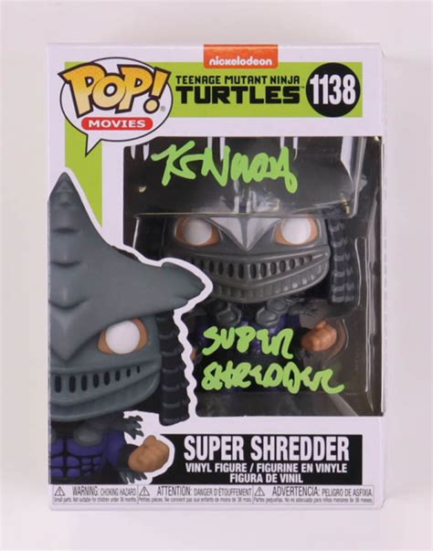 Kevin Nash Signed "Teenage Mutant Ninja Turtles" #1138 Super Shredder Funko Pop! Vinyl Figure ...