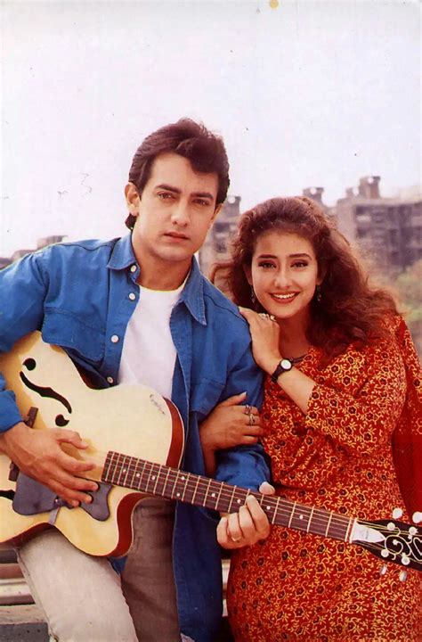 Aamir Khan & Manisha Koirala in AKELE HUM AKELE TUM | Retro bollywood ...