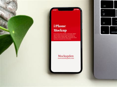 Free iPhone Mockup PSD Template by Mockup Den on Dribbble