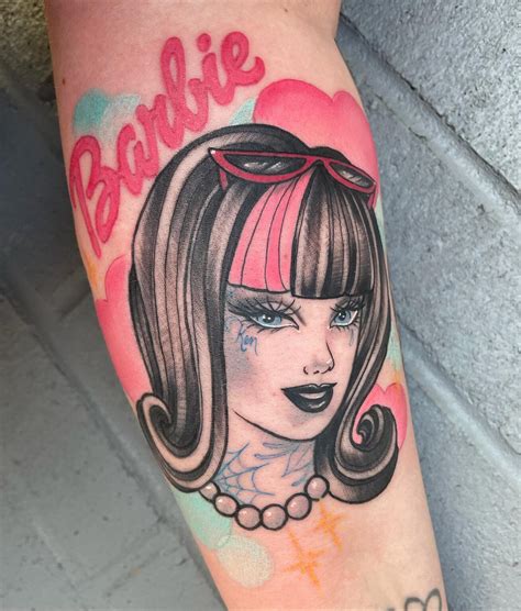 40 Doll-tastic Barbie Tattoo Ideas To Spark Your Ink Imagination | Pretty Sweet Printables