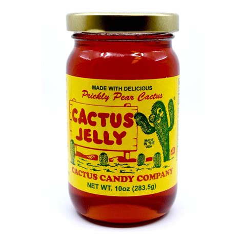 Cactus Jelly 10oz Glass Jar - Amelio C Enterprises, Inc