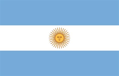 Drapeau de l'Argentine, Drapeaux du pays Argentine