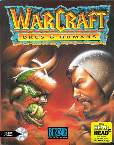 WarCraft: Orcs & Humans (1994) box cover art - MobyGames